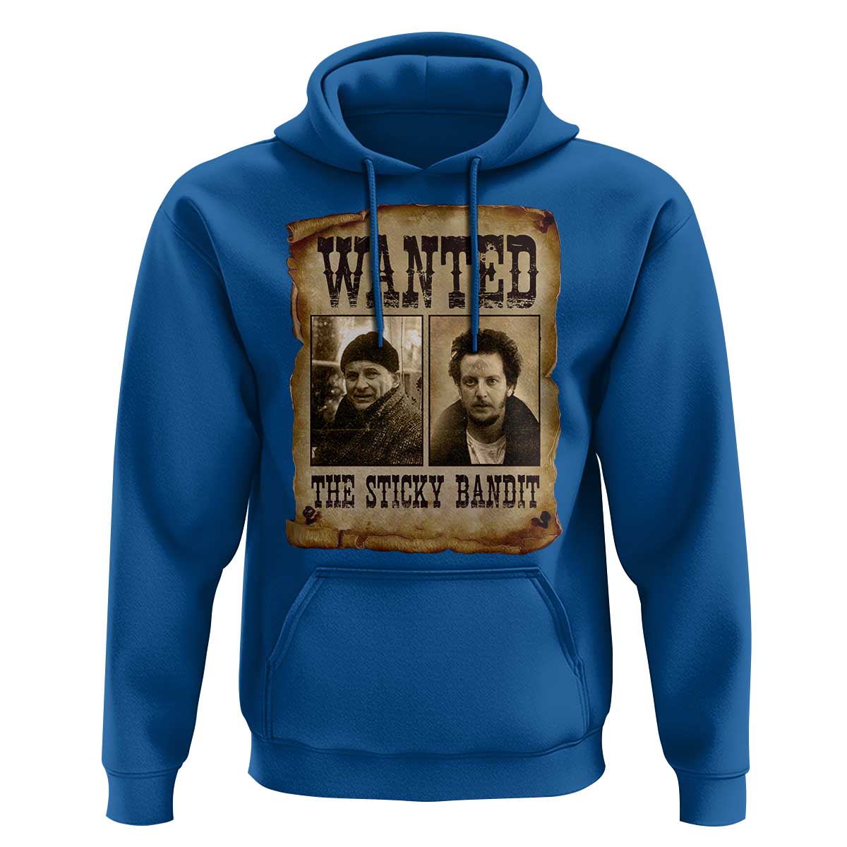 Funny Christmas Movie Hoodie Wanted Sticky Bandit Merry Xmas Ya Filthy Animal - Wonder Print Shop