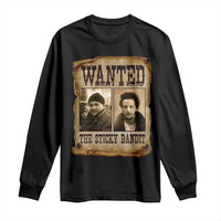 Funny Christmas Movie Long Sleeve Shirt Wanted Sticky Bandit Merry Xmas Ya Filthy Animal - Wonder Print Shop