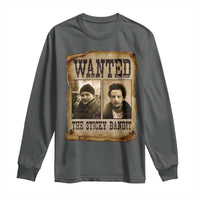 Funny Christmas Movie Long Sleeve Shirt Wanted Sticky Bandit Merry Xmas Ya Filthy Animal - Wonder Print Shop