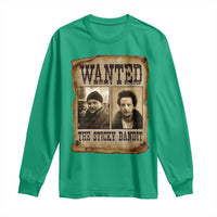 Funny Christmas Movie Long Sleeve Shirt Wanted Sticky Bandit Merry Xmas Ya Filthy Animal - Wonder Print Shop