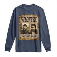 Funny Christmas Movie Long Sleeve Shirt Wanted Sticky Bandit Merry Xmas Ya Filthy Animal - Wonder Print Shop