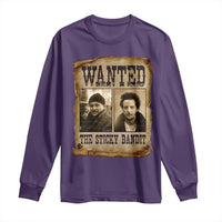 Funny Christmas Movie Long Sleeve Shirt Wanted Sticky Bandit Merry Xmas Ya Filthy Animal - Wonder Print Shop