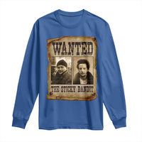 Funny Christmas Movie Long Sleeve Shirt Wanted Sticky Bandit Merry Xmas Ya Filthy Animal - Wonder Print Shop