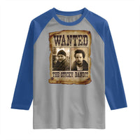 Funny Christmas Movie Raglan Shirt Wanted Sticky Bandit Merry Xmas Ya Filthy Animal - Wonder Print Shop