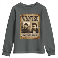 Funny Christmas Movie Youth Sweatshirt Wanted Sticky Bandit Merry Xmas Ya Filthy Animal - Wonder Print Shop