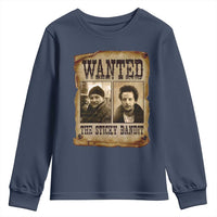 Funny Christmas Movie Youth Sweatshirt Wanted Sticky Bandit Merry Xmas Ya Filthy Animal - Wonder Print Shop