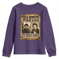 Funny Christmas Movie Youth Sweatshirt Wanted Sticky Bandit Merry Xmas Ya Filthy Animal - Wonder Print Shop
