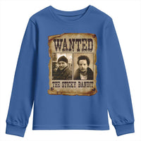 Funny Christmas Movie Youth Sweatshirt Wanted Sticky Bandit Merry Xmas Ya Filthy Animal - Wonder Print Shop