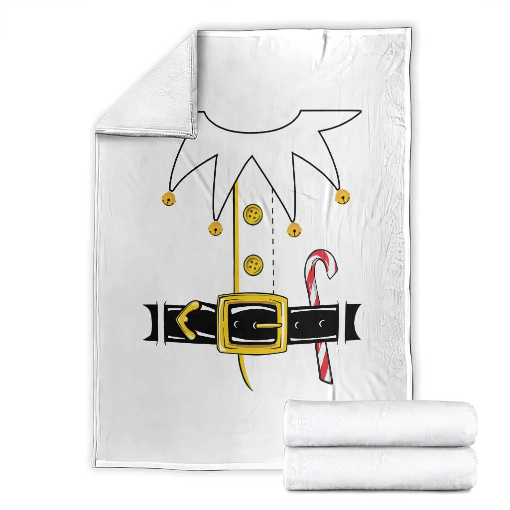 Christmas Elf Costume Throw Blanket Holiday Costume Funny Christmas Gift - Wonder Print Shop