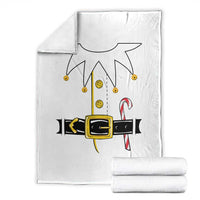 Christmas Elf Costume Throw Blanket Holiday Costume Funny Christmas Gift - Wonder Print Shop