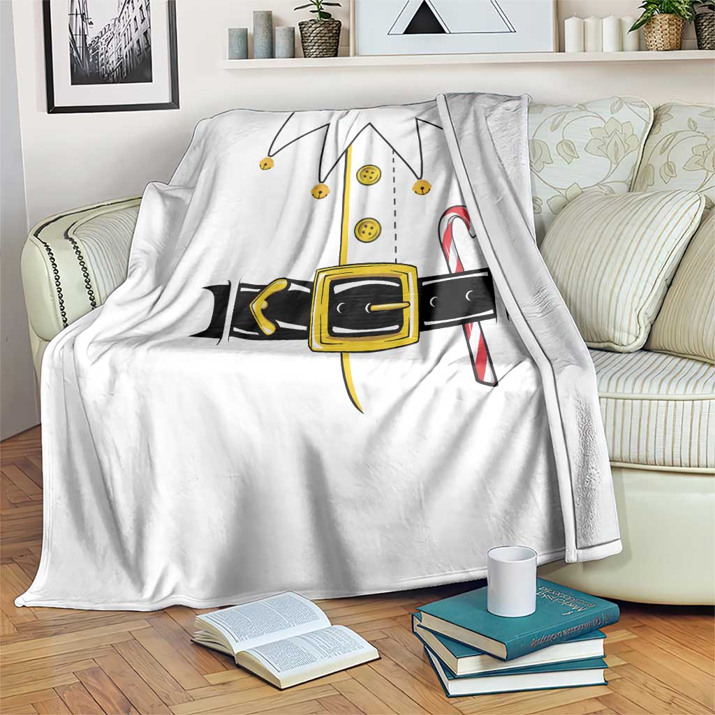 Christmas Elf Costume Throw Blanket Holiday Costume Funny Christmas Gift - Wonder Print Shop