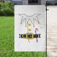 Christmas Elf Costume Garden Flag Holiday Costume Funny Christmas Gift - Wonder Print Shop