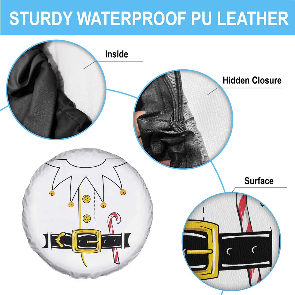 Christmas Elf Costume Spare Tire Cover Holiday Costume Funny Christmas Gift - Wonder Print Shop