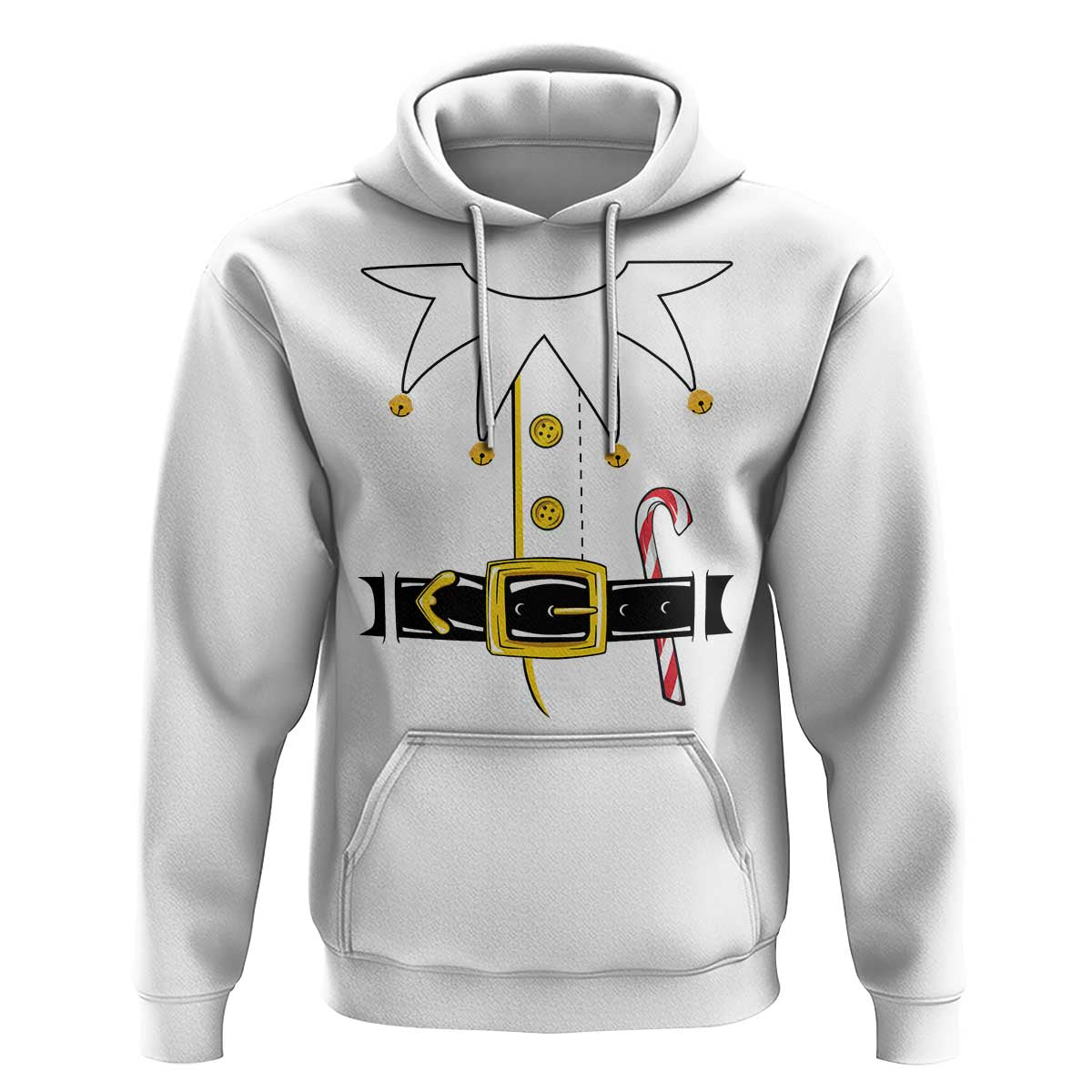 Christmas Elf Costume Hoodie Holiday Costume Funny Christmas Gift - Wonder Print Shop