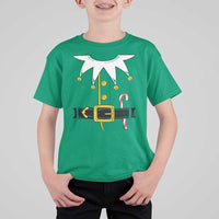 Christmas Elf Costume T Shirt For Kid Holiday Costume Funny Christmas Gift - Wonder Print Shop