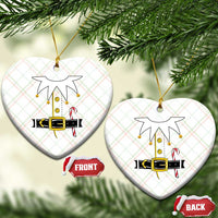 Christmas Elf Costume Ceramic Ornament Holiday Costume Funny Christmas Gift - Wonder Print Shop
