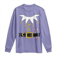 Christmas Elf Costume Long Sleeve Shirt Holiday Costume Funny Christmas Gift - Wonder Print Shop