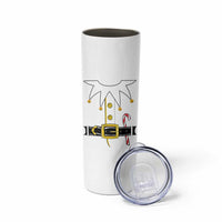 Christmas Elf Costume Skinny Tumbler Holiday Costume Funny Christmas Gift - Wonder Print Shop