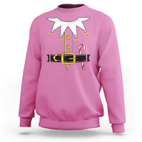 Christmas Elf Costume Sweatshirt Holiday Costume Funny Christmas Gift - Wonder Print Shop
