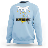 Christmas Elf Costume Sweatshirt Holiday Costume Funny Christmas Gift - Wonder Print Shop