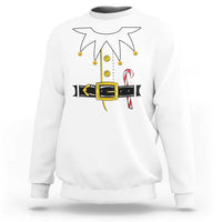 Christmas Elf Costume Sweatshirt Holiday Costume Funny Christmas Gift - Wonder Print Shop