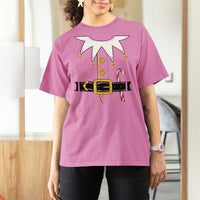 Christmas Elf Costume T Shirt For Women Holiday Costume Funny Christmas Gift - Wonder Print Shop
