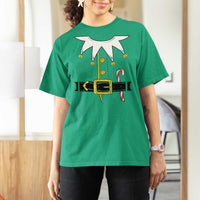 Christmas Elf Costume T Shirt For Women Holiday Costume Funny Christmas Gift - Wonder Print Shop