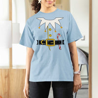 Christmas Elf Costume T Shirt For Women Holiday Costume Funny Christmas Gift - Wonder Print Shop