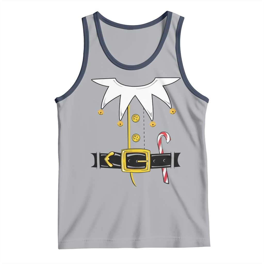 Christmas Elf Costume Tank Top Holiday Costume Funny Christmas Gift - Wonder Print Shop