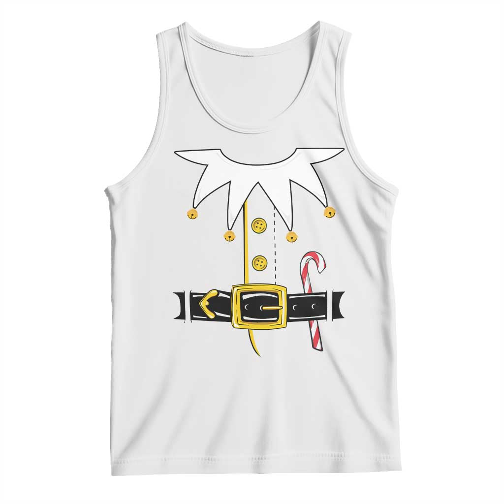 Christmas Elf Costume Tank Top Holiday Costume Funny Christmas Gift - Wonder Print Shop