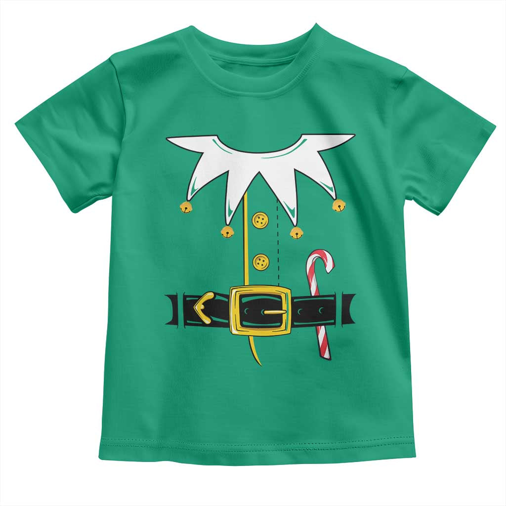 Christmas Elf Costume Toddler T Shirt Holiday Costume Funny Christmas Gift - Wonder Print Shop
