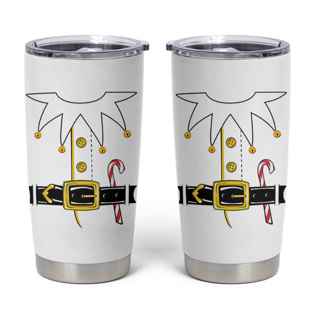 Christmas Elf Costume Tumbler Cup Holiday Costume Funny Christmas Gift - Wonder Print Shop