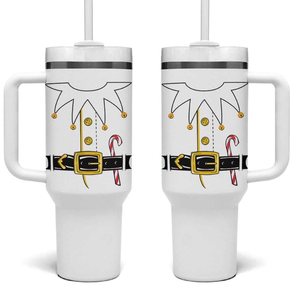 Christmas Elf Costume Tumbler With Handle Holiday Costume Funny Christmas Gift - Wonder Print Shop