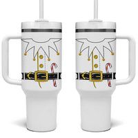Christmas Elf Costume Tumbler With Handle Holiday Costume Funny Christmas Gift - Wonder Print Shop