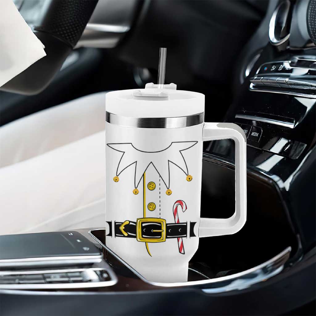 Christmas Elf Costume Tumbler With Handle Holiday Costume Funny Christmas Gift - Wonder Print Shop