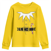 Christmas Elf Costume Youth Sweatshirt Holiday Costume Funny Christmas Gift - Wonder Print Shop