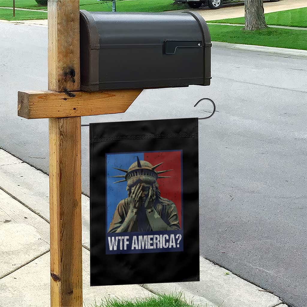 WTF America Garden Flag Humor Statue of Liberty - Wonder Print Shop