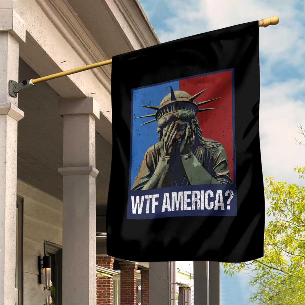 WTF America Garden Flag Humor Statue of Liberty - Wonder Print Shop