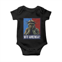 WTF America Baby Onesie Humor Statue of Liberty
