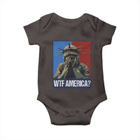 WTF America Baby Onesie Humor Statue of Liberty