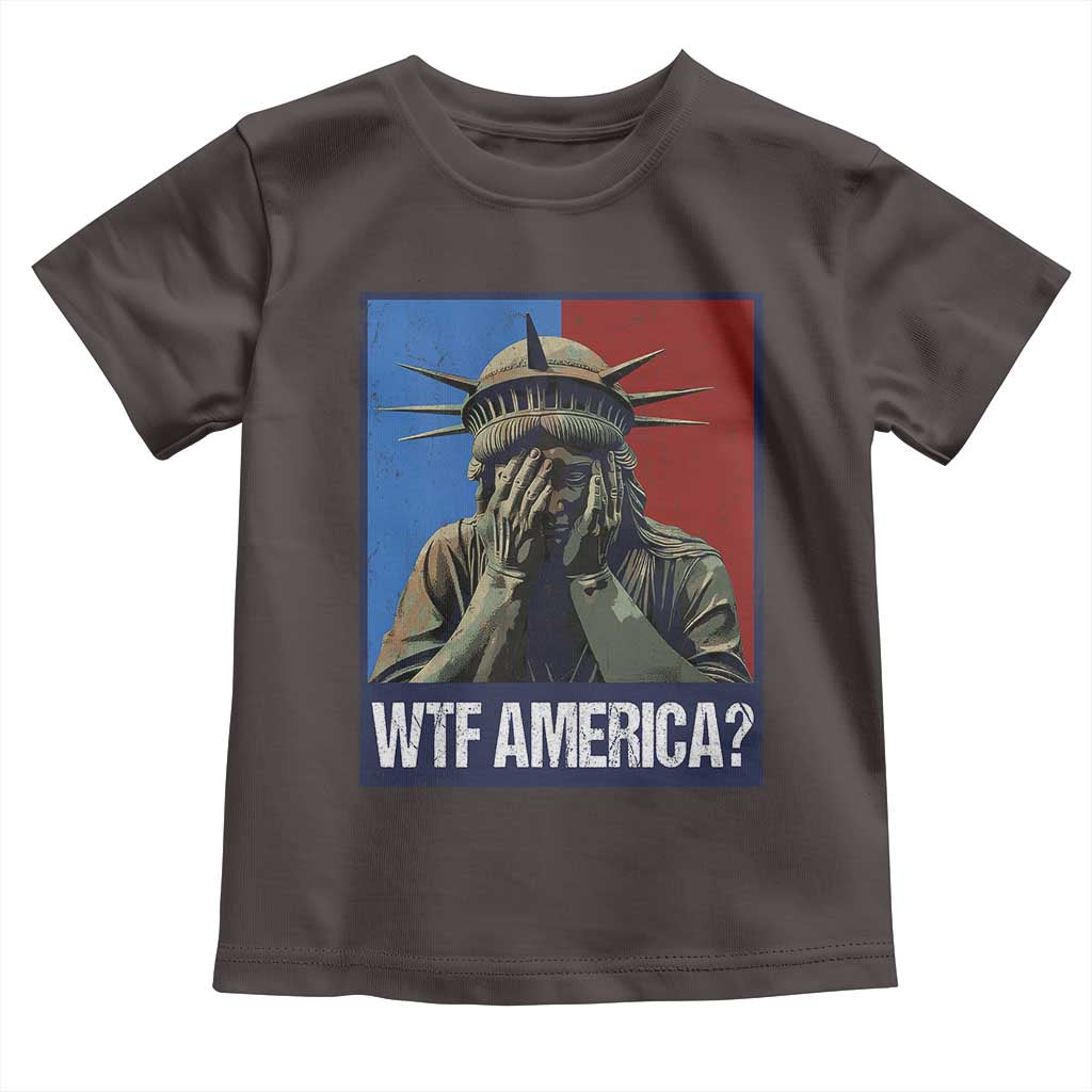 WTF America Toddler T Shirt Humor Statue of Liberty