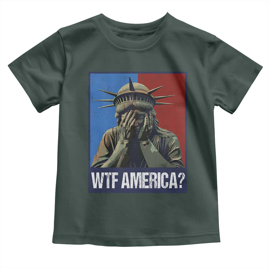WTF America Toddler T Shirt Humor Statue of Liberty