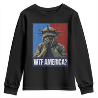 WTF America Youth Sweatshirt Humor Statue of Liberty
