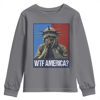 WTF America Youth Sweatshirt Humor Statue of Liberty