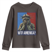 WTF America Youth Sweatshirt Humor Statue of Liberty