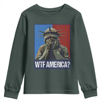WTF America Youth Sweatshirt Humor Statue of Liberty