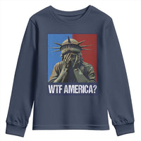 WTF America Youth Sweatshirt Humor Statue of Liberty