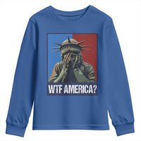 WTF America Youth Sweatshirt Humor Statue of Liberty