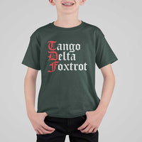 Funny Foxtrots Delta Tangos T Shirt For Kid