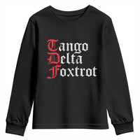 Funny Foxtrots Delta Tangos Youth Sweatshirt
